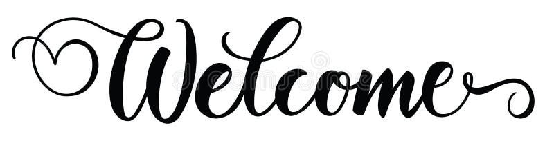 Welcome Cursive SVG