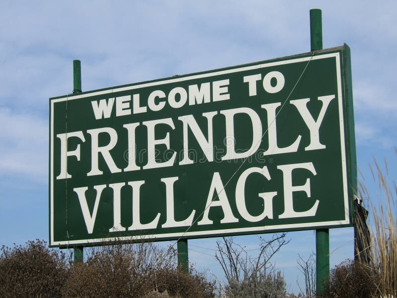 To Friendly Village Royalty Free Stock Image Image 103946