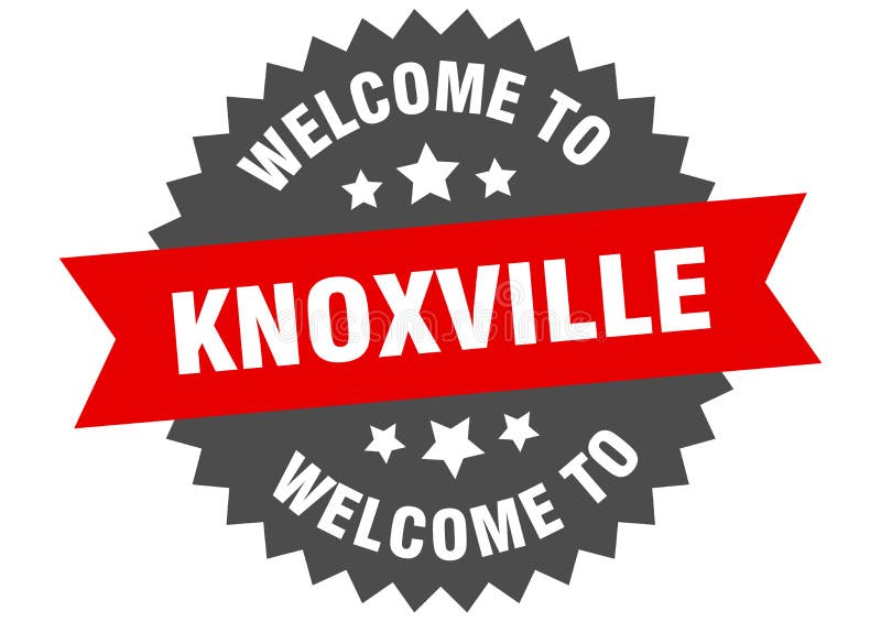 To Knoxville. To Knoxville Isolated Sticker Stock