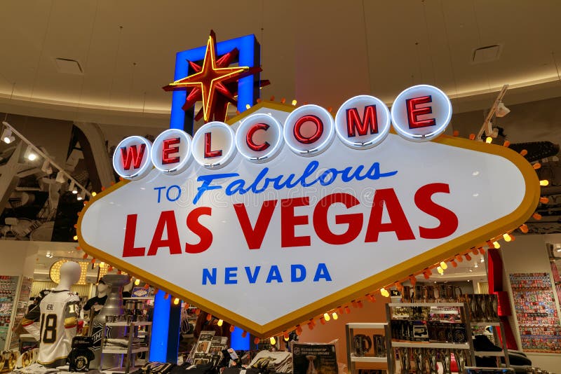 Welcome To Las Vegas Gift Shop. a Shop To Buy Souvenirs of the Las