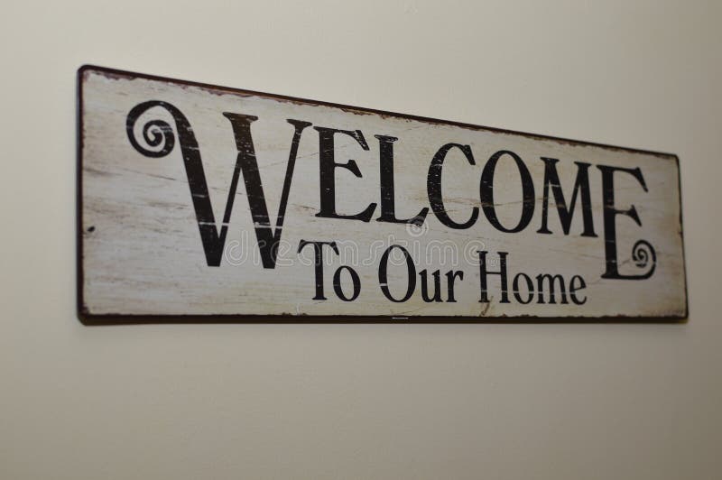 Welcome to our home banner