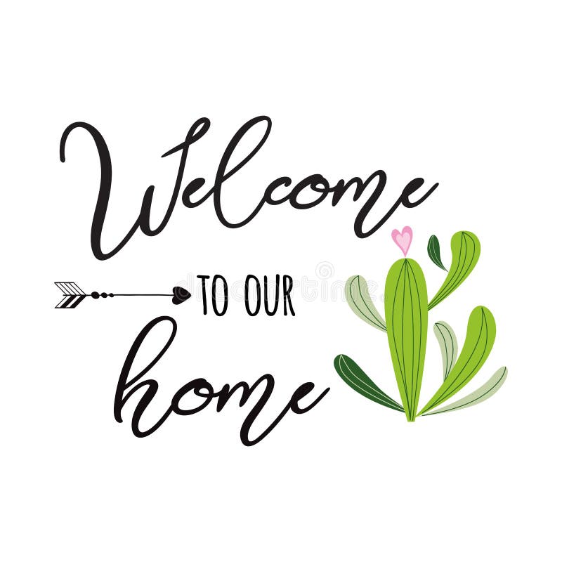 Welcome Home Stock Illustration - Download Image Now - Welcome Sign,  Greeting, Domestic Life - iStock