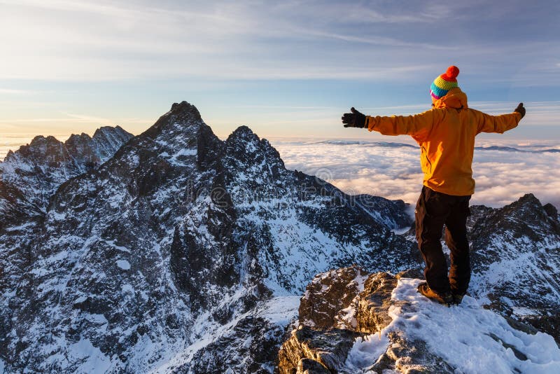 Welcoming a new day in Tatras