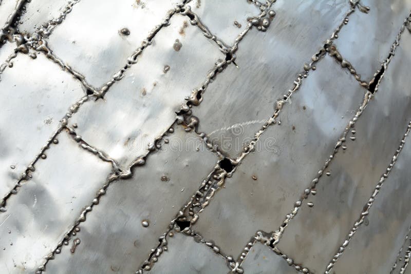 Welded metal plates stock image. Image of gray, rectangular 43297629