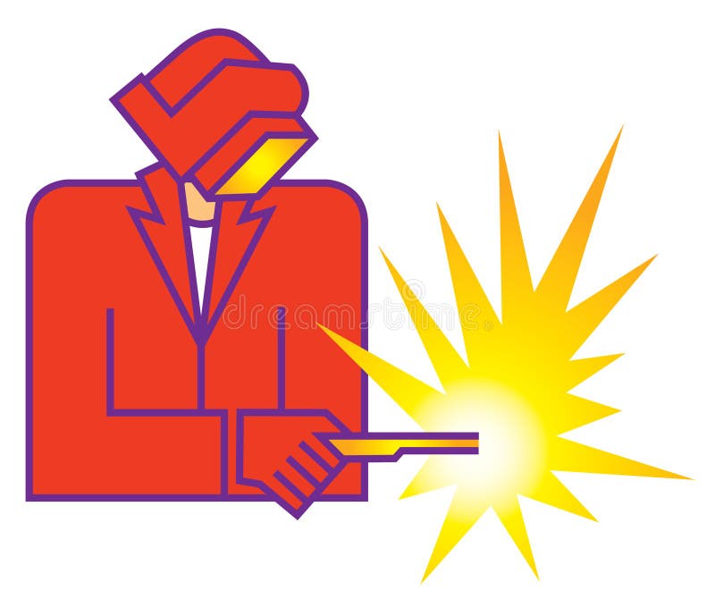 Download Welder stock vector. Illustration of laboring, handyman - 10166059