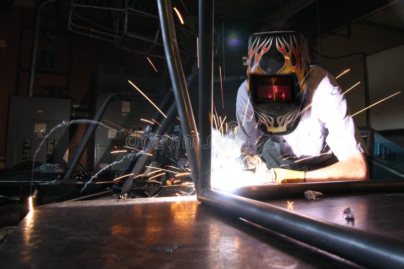 Welding Car Frame stock image. Image of working, industrial 18432863