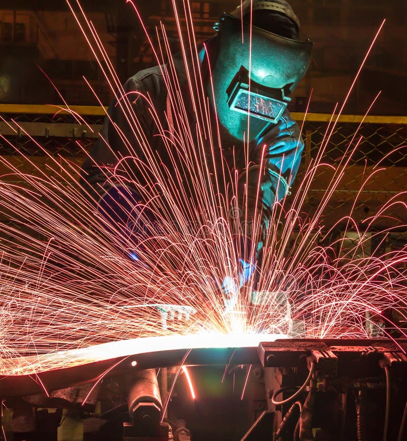 Welding Movement Industrial Automotive Part Stock Photo Image of
