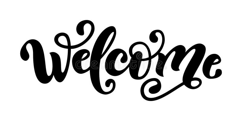 Welkom Hand het Van letters voorzien woord Het met de hand geschreven moderne teken van de borsteltypografie Rebecca 36 Vector il vector illustratie Welkom Hand het Van letters voorzien woord Het met de hand geschreven moderne teken van de borsteltypografie Rebecca 36 Vector il vector illustratie