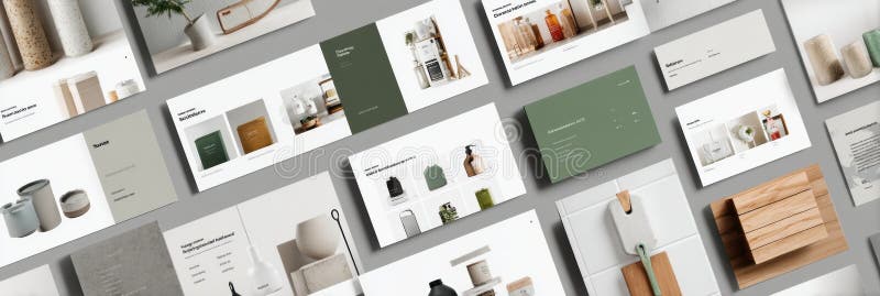 Clean Catalog Layout Showcasing Hardware Store Products With Organized Blocks and a Modern Aesthetic royalty free stock image