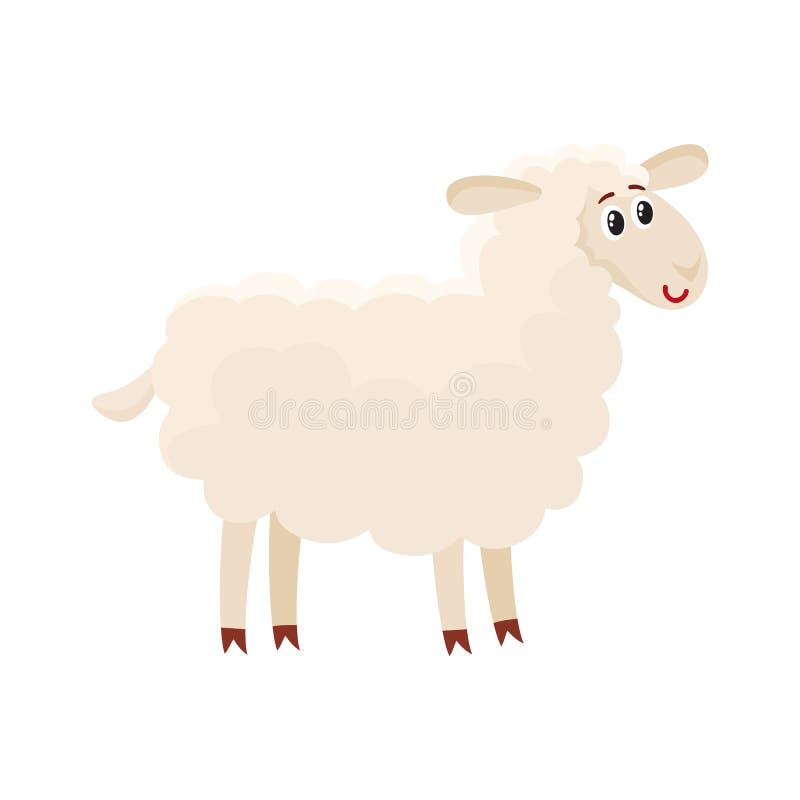 sheep profile clip art