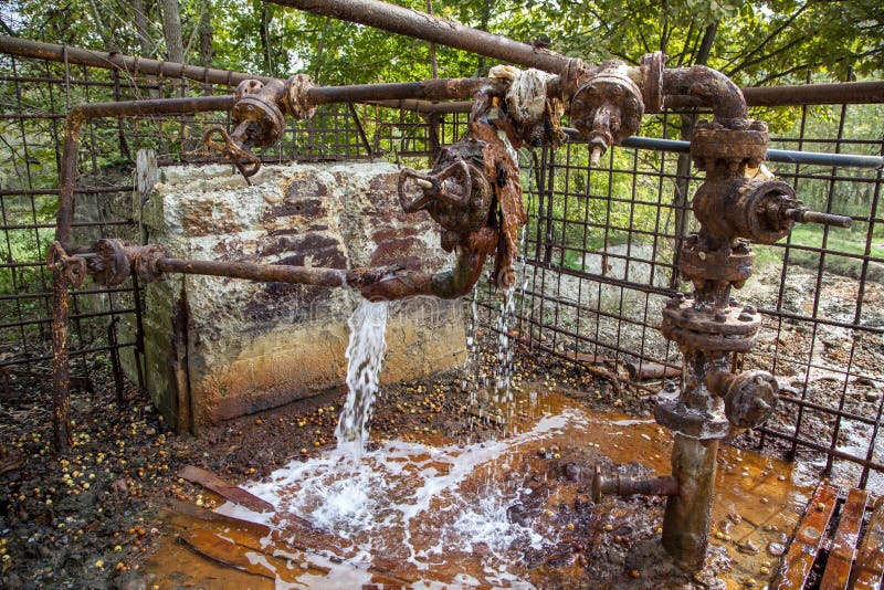 Well for Water Extraction, Iodinebromine Source Stock Photo Image of drinking, food 154639820