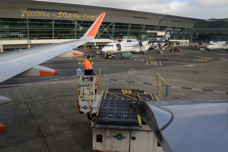 Wellington Airport imagen de archivo Wellington Airport imagen de archivo
