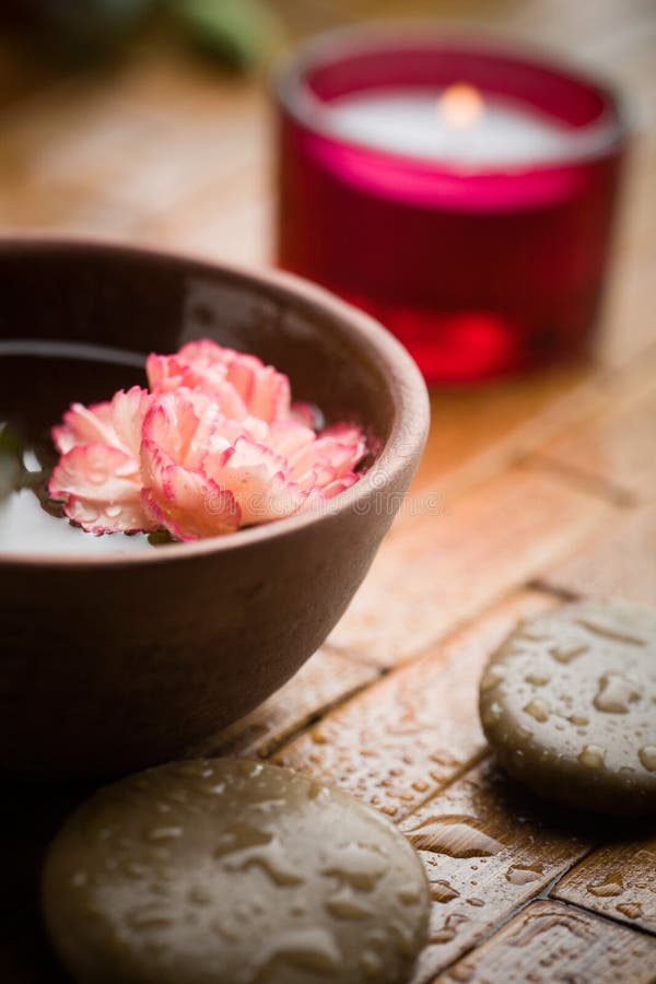 Rose Petal Spa (01) stock image. Image of natural, health 438607