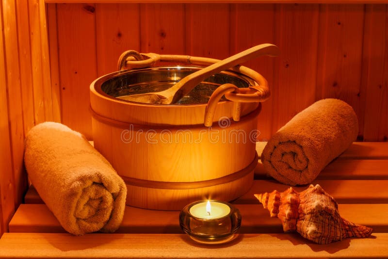 Wellness and spa in the sauna