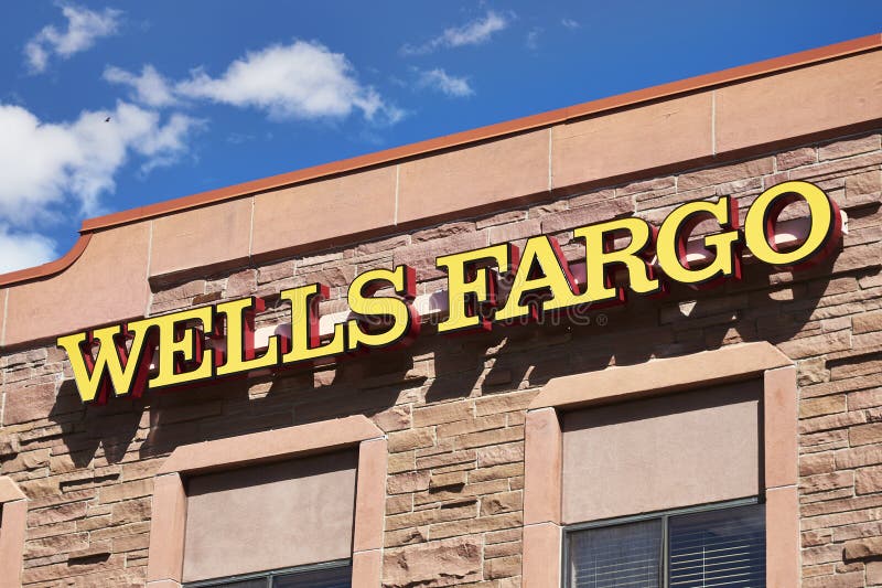 Wells Fargo bank sign