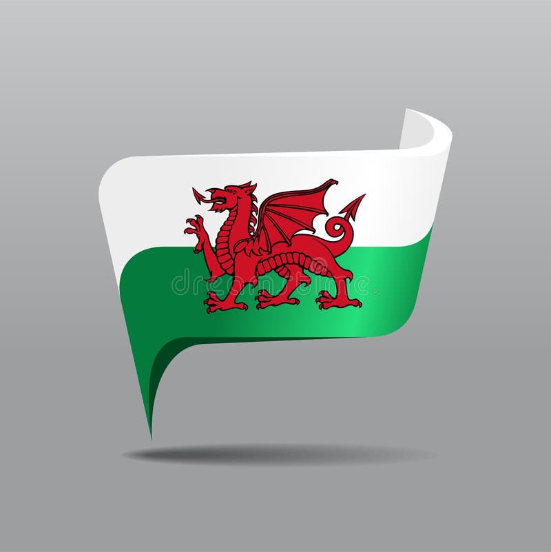 Welsh Pride CYMRU Map-Flag Bumper Sticker - 4.3" Vinyl Decal For Cars, Laptops & More