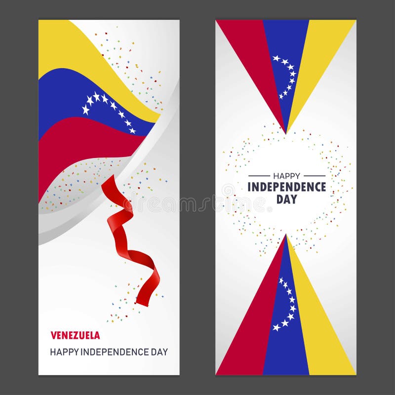 Wenezuela dnia niepodległości confetti świętowania Szczęśliwy tło royalty ilustracja Wenezuela dnia niepodległości confetti świętowania Szczęśliwy tło royalty ilustracja
