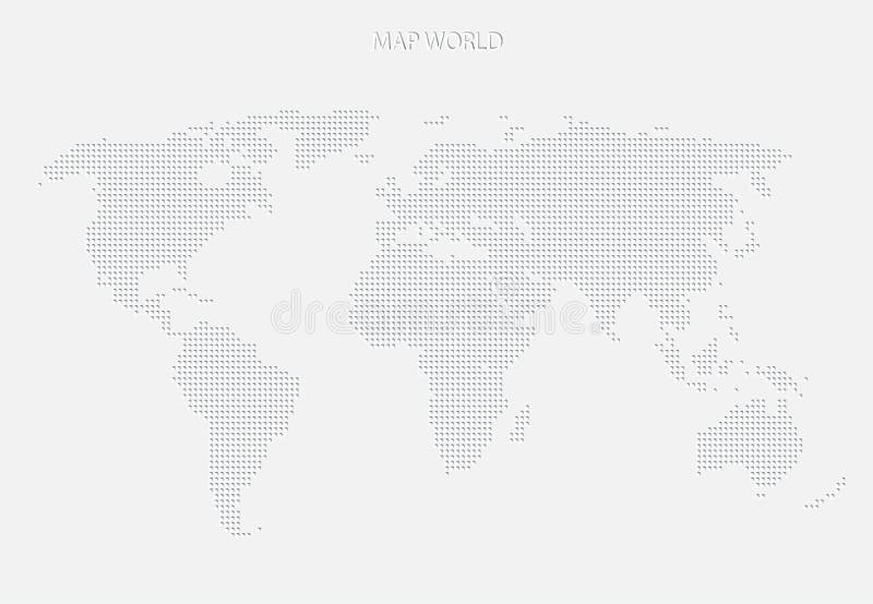 Wereldkaart van grijs punten modern ontwerp royalty-vrije illustratie Wereldkaart van grijs punten modern ontwerp royalty-vrije illustratie