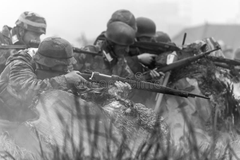 World War Two re-enactment staged by Blyth Battery. On Blyth Beach, Blyth, Northumberland, England, UK. 16th May 2013. World War Two re-enactment staged by Blyth Battery. On Blyth Beach, Blyth, Northumberland, England, UK. 16th May 2013.