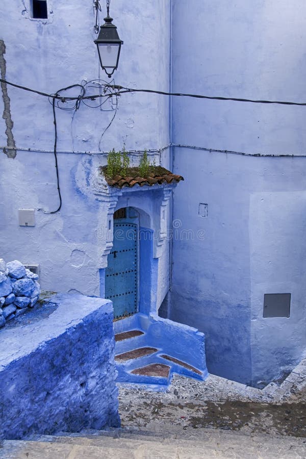 Wereldsteden, Chefchaouen in Marokko stock foto's Wereldsteden, Chefchaouen in Marokko stock foto's