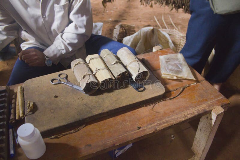 Werkzeuge, zum von Zigarren in Pinar del Rio, Kuba zu machen stockbilder Werkzeuge, zum von Zigarren in Pinar del Rio, Kuba zu machen stockbilder