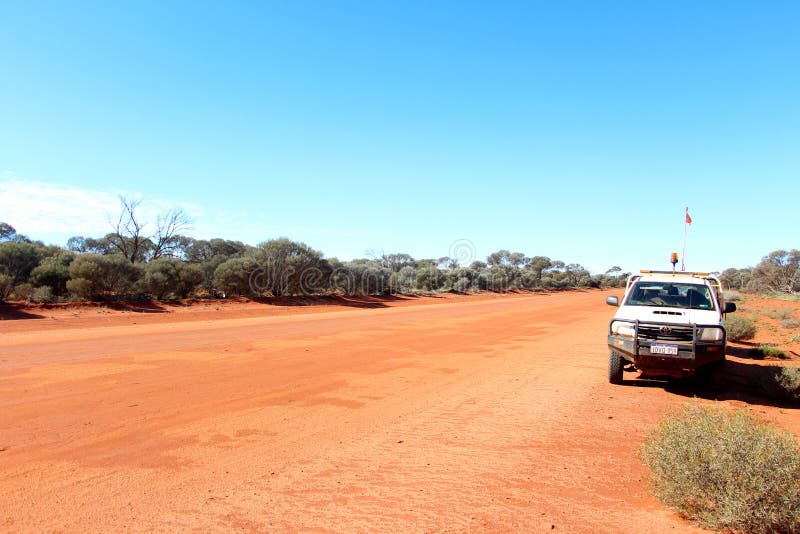 West Australian Outback Off Road Track Editorial Stock Image Image of