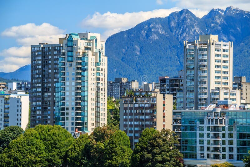 The West End of Vancouver stock photo. Image of canada 41936932
