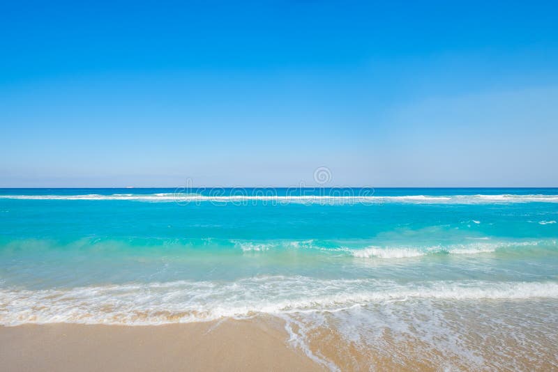 Beautiful east coast beach in West Palm Beach, Florida.