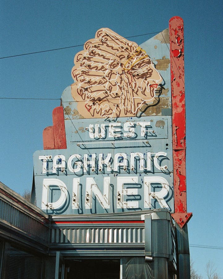 West Taghkanic Diner Sign, in Ancram, New York Editorial Photography Image of font, outdoors