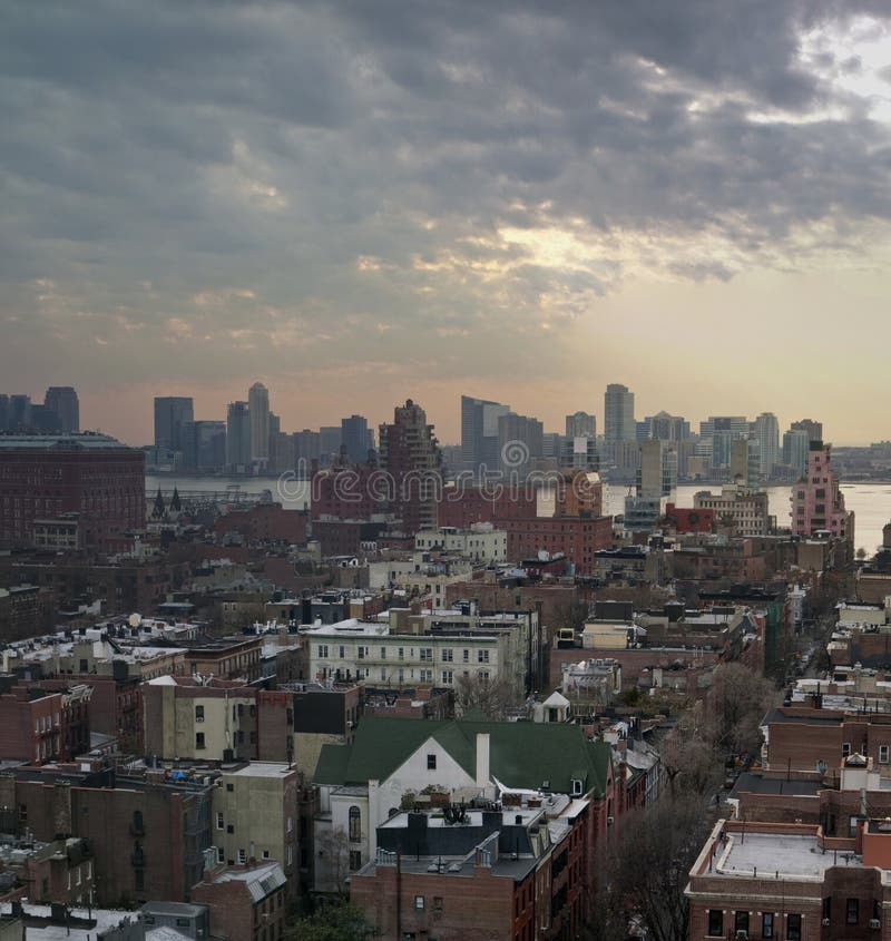 West Village in New York Manhattan Buildings Stock Photo Image of