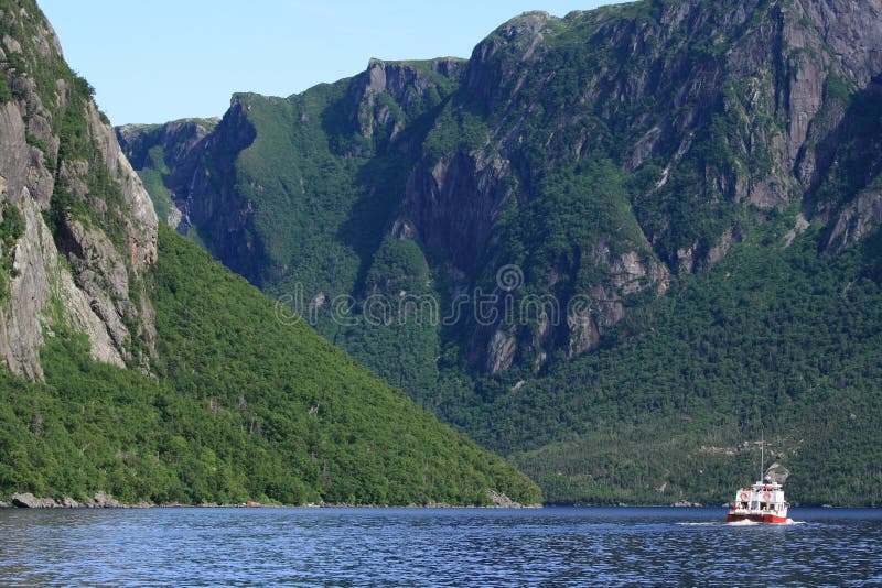 Western Brook Pond Fjord in Gros Morne