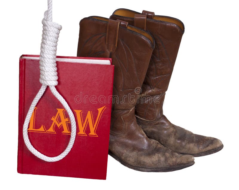 Western Cowboy Law, Justice, Hangman Noose, Rope