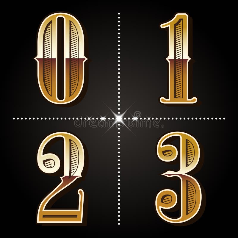 western style numbers