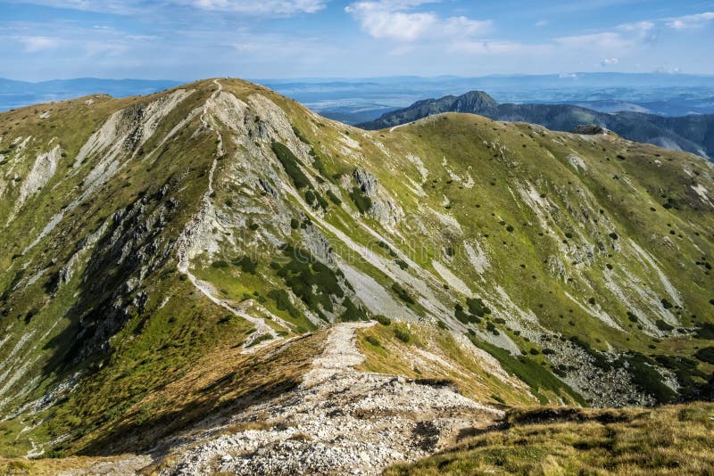Brestova hill, Western Tatras scenery, Slovakia, hiking theme