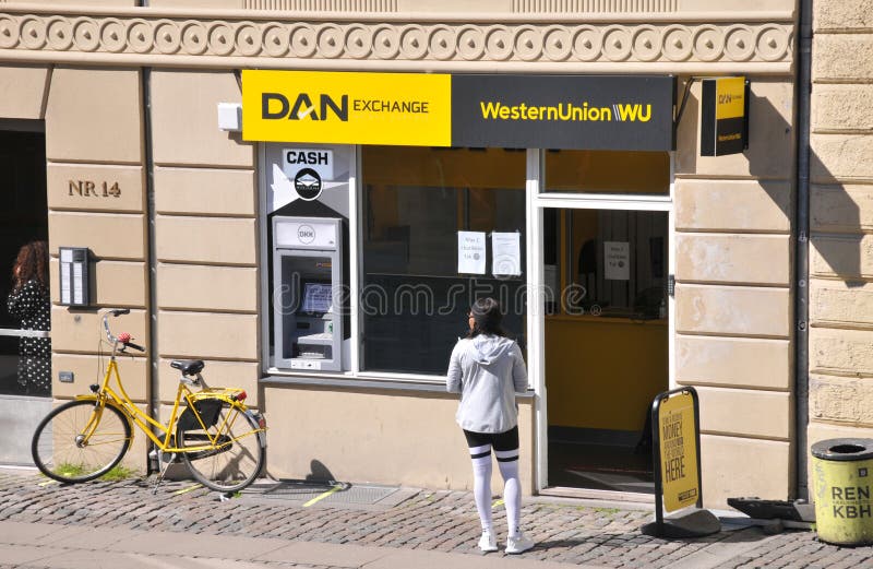 WESTERN UNION in COPENHAGEN Editorial Image - Image of copenhagen, states:  113643350