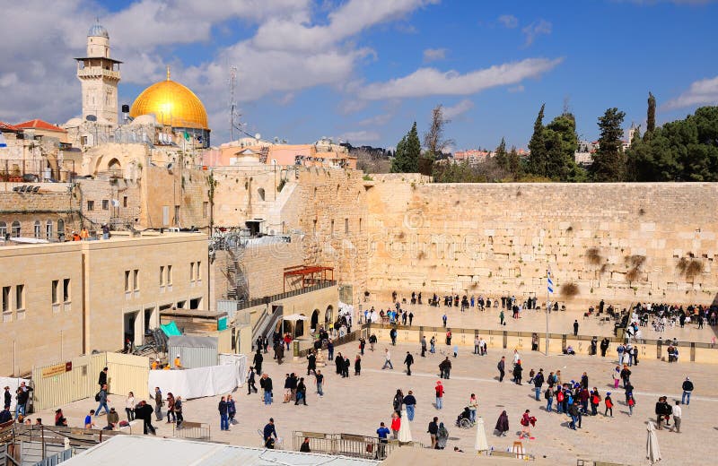 Western wall (kotel). editorial stock photo. Image of kotel 74408223