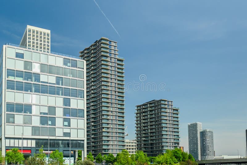 Westfield Avenue Apartments, London Editorial Photography Image of