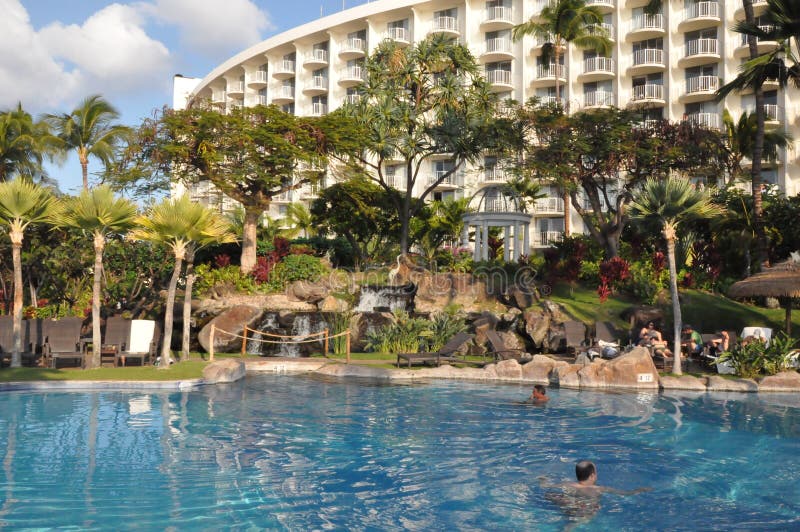 Westin Kaanapali in Maui, Hawaï stock foto's Westin Kaanapali in Maui, Hawaï stock foto's