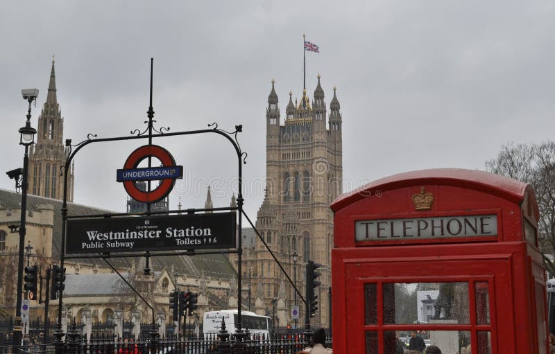 Westminister staci metru znaka domu parlament obrazy stock
