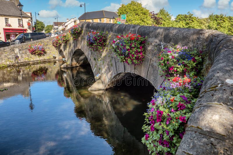 Westport Bridge in County Mayo, Ireland Stock Photo Image of house