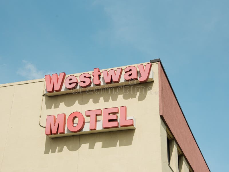 Westway Motel sign in Astoria, Queens, New York. Westway Motel sign in Astoria, Queens, New York