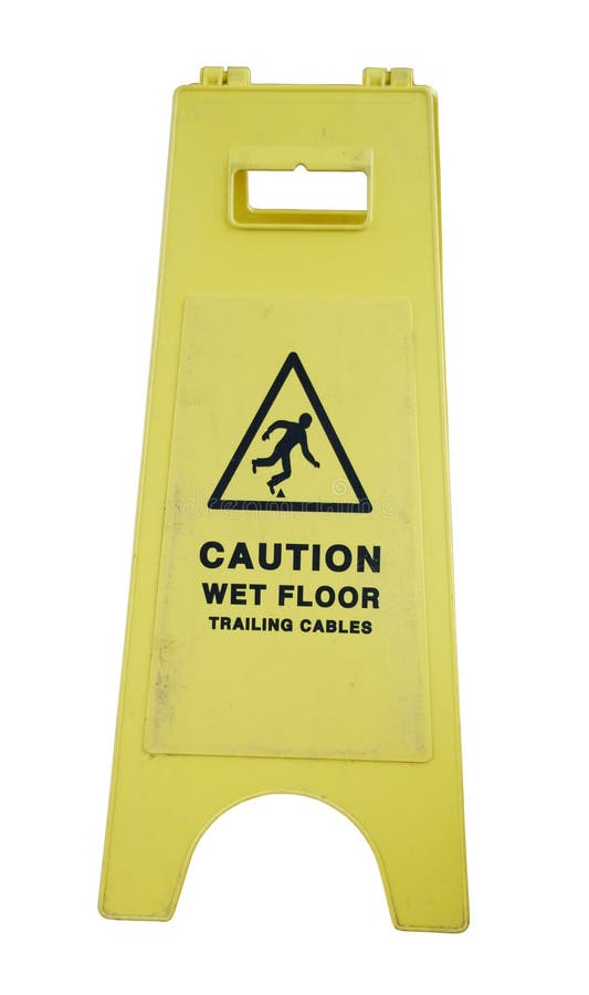 Wet floor stock photo. Image of repairing, caution, careful 14278778