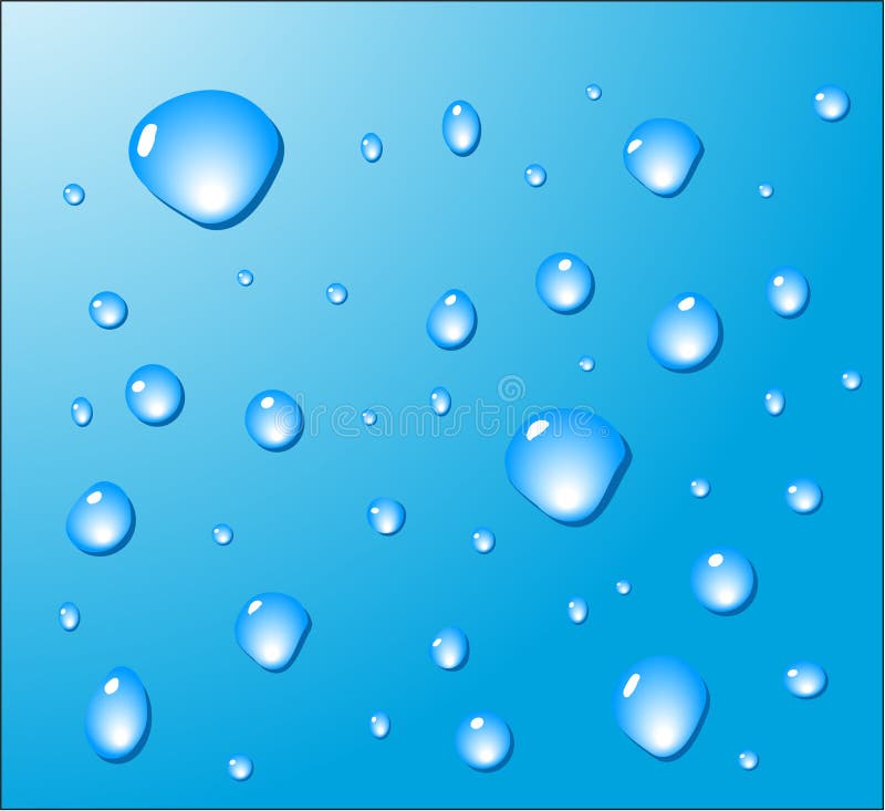 Water drops stock vector. Illustration of cleaning, textured - 56521501