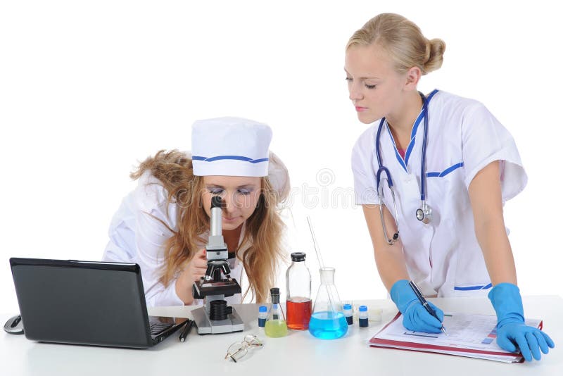 Wetenschappers stock fotografie