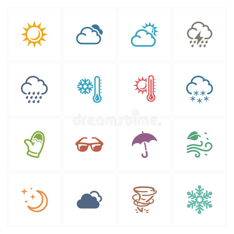 This set contains 16 weather icons that can be used for designing and developing websites, as well as printed materials and presentations. This set contains 16 weather icons that can be used for designing and developing websites, as well as printed materials and presentations.