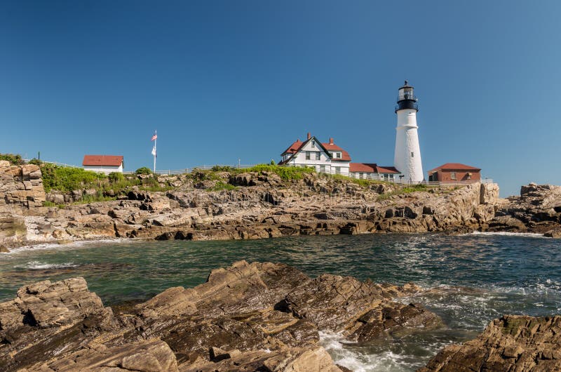 Whaleback Leuchtturm stockbilder Whaleback Leuchtturm stockbilder