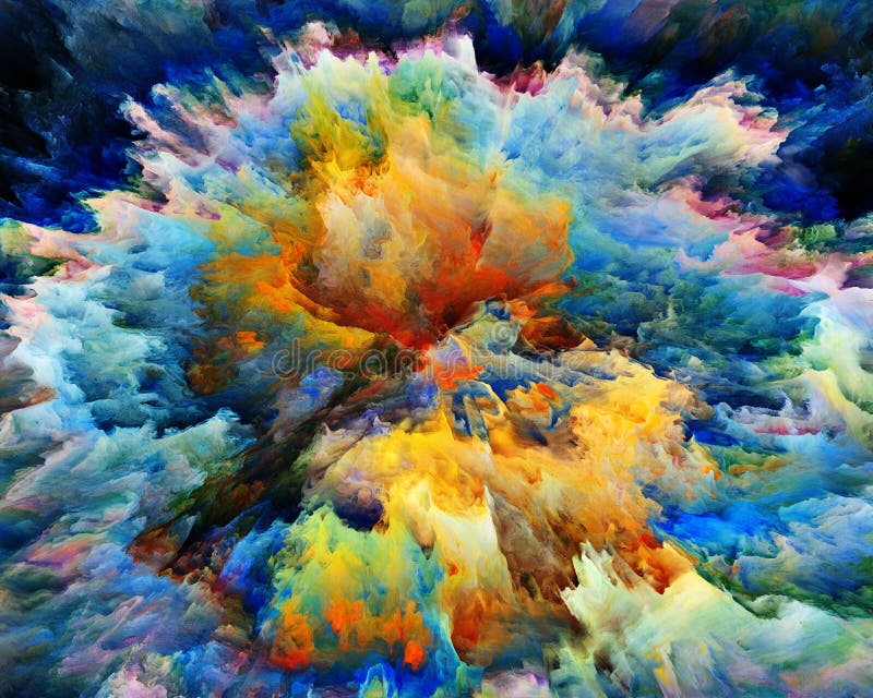 What Colors May Come stock illustration. Illustration of mystical ...