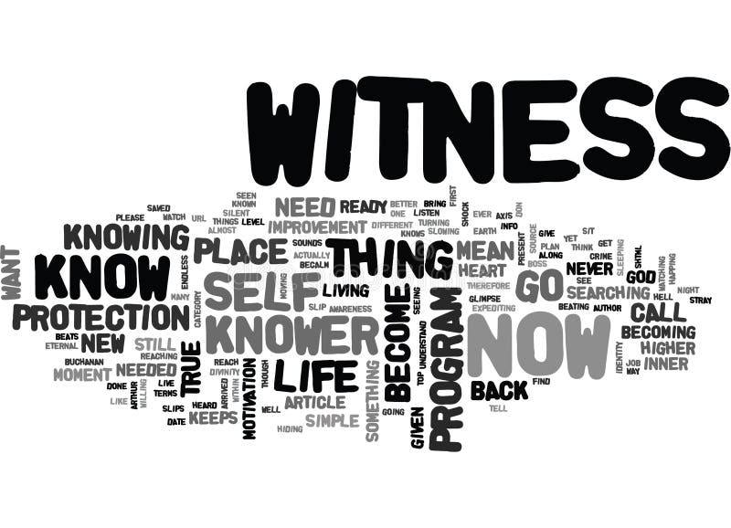 witness meaning