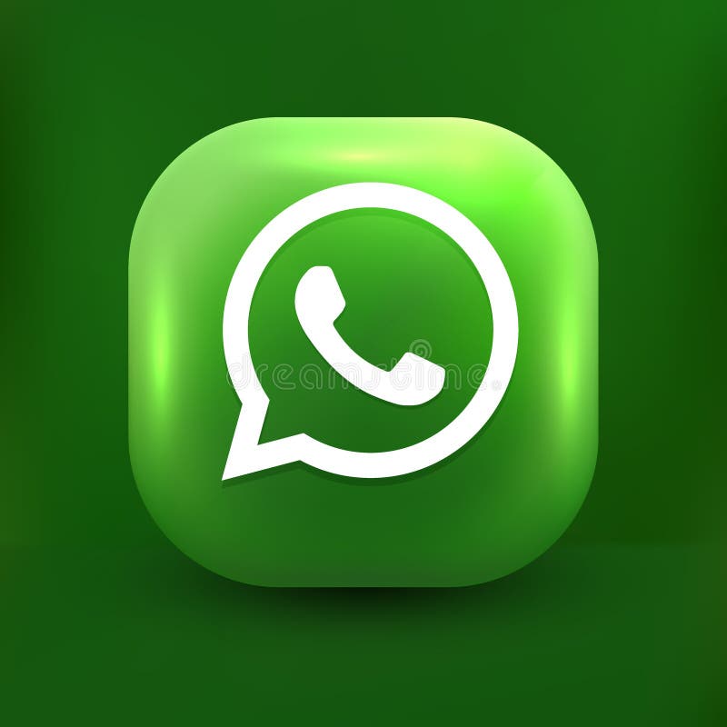 Whatsapp Chat Icon 3d Chat Bubbles Editorial Image - Illustration of  whatsapp, background: 226277235