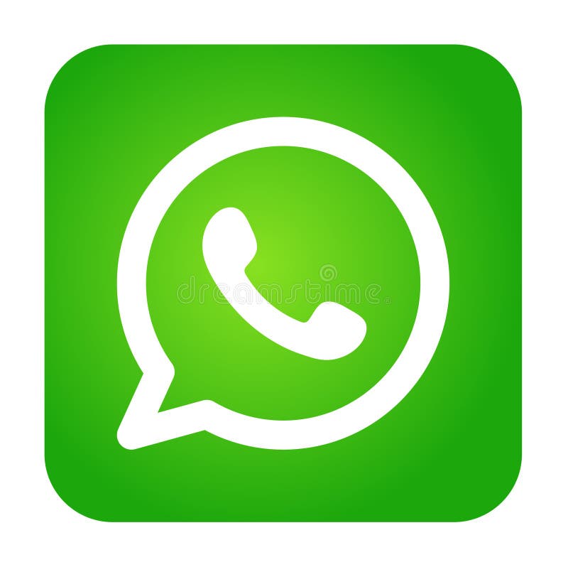 Whatsapp Icon Logo Element Sign Vector In Green Mobile App On White